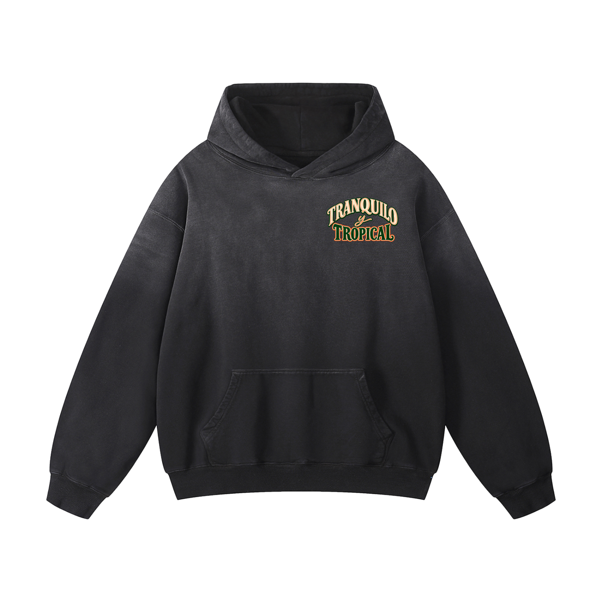 TRANQUILO TROPICAL  Sunfade Oversized Hoodie