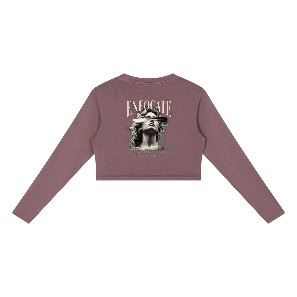 ENFOCATE Women's  Crop Sweatshirt