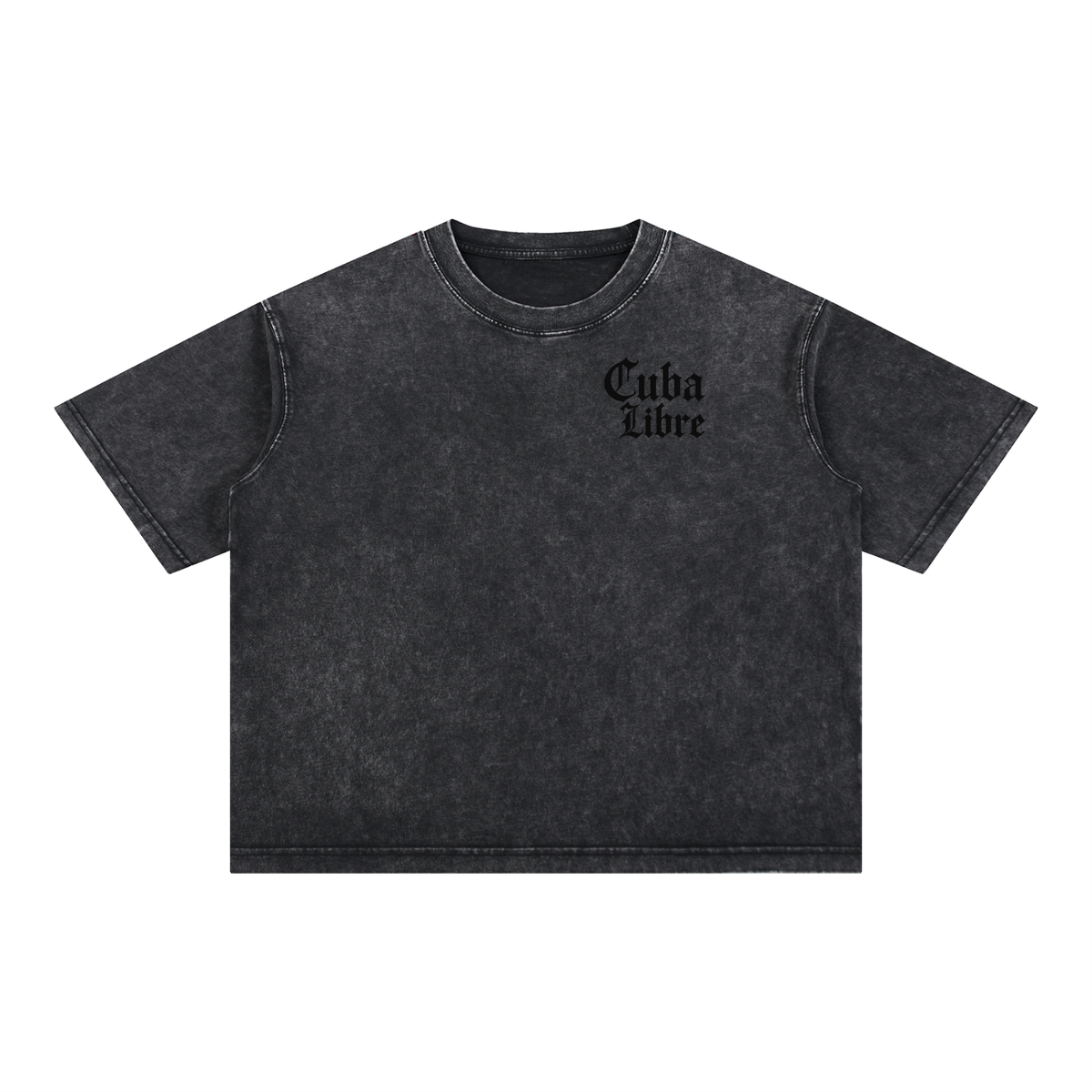 CUBA LIBRE Mineral Wash Boxy Cotton Tee