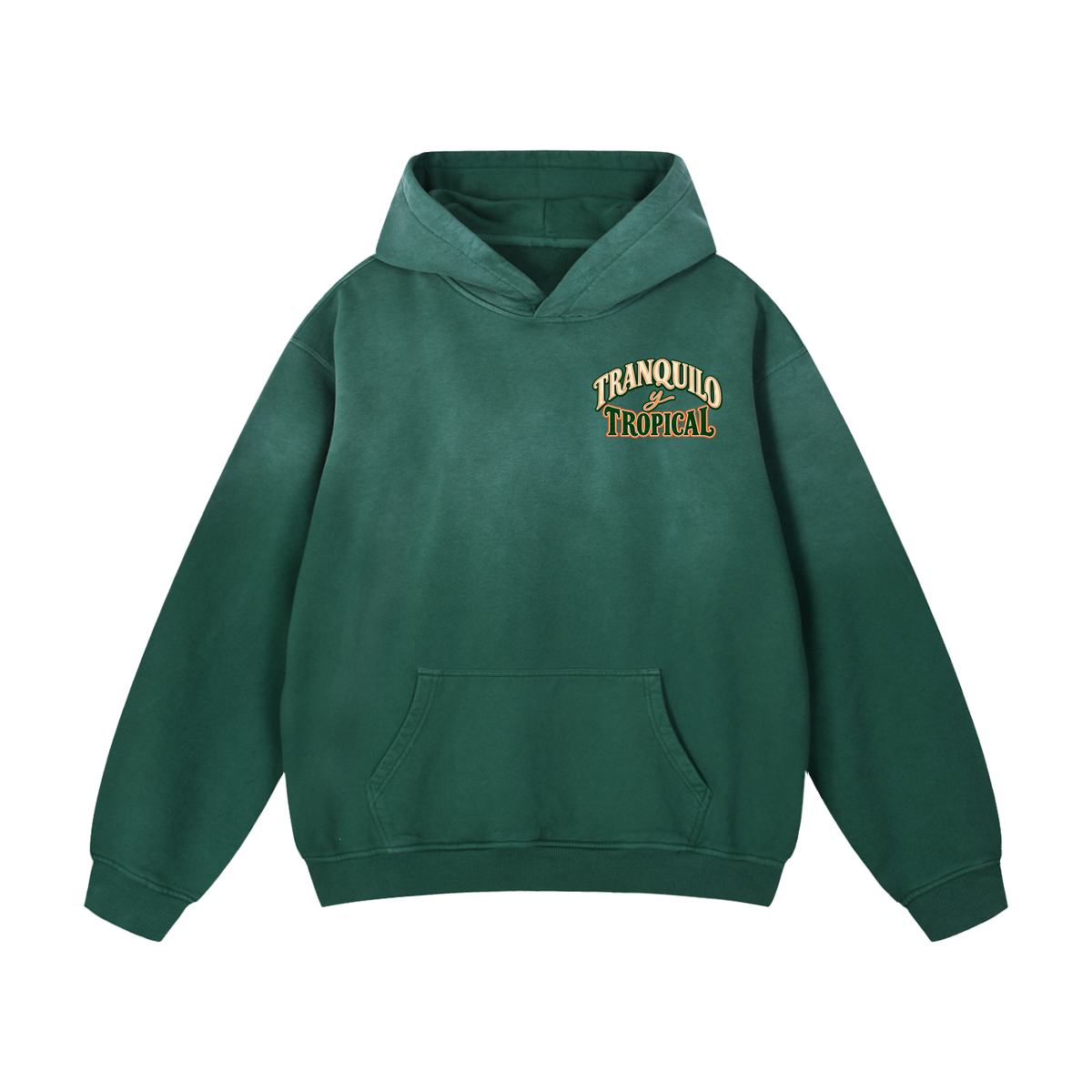 TRANQUILO TROPICAL  Sunfade Oversized Hoodie