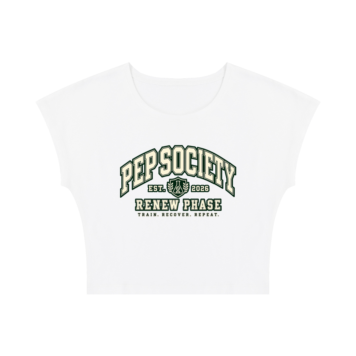PEP SOCIETY Women's Slim Crop Top
