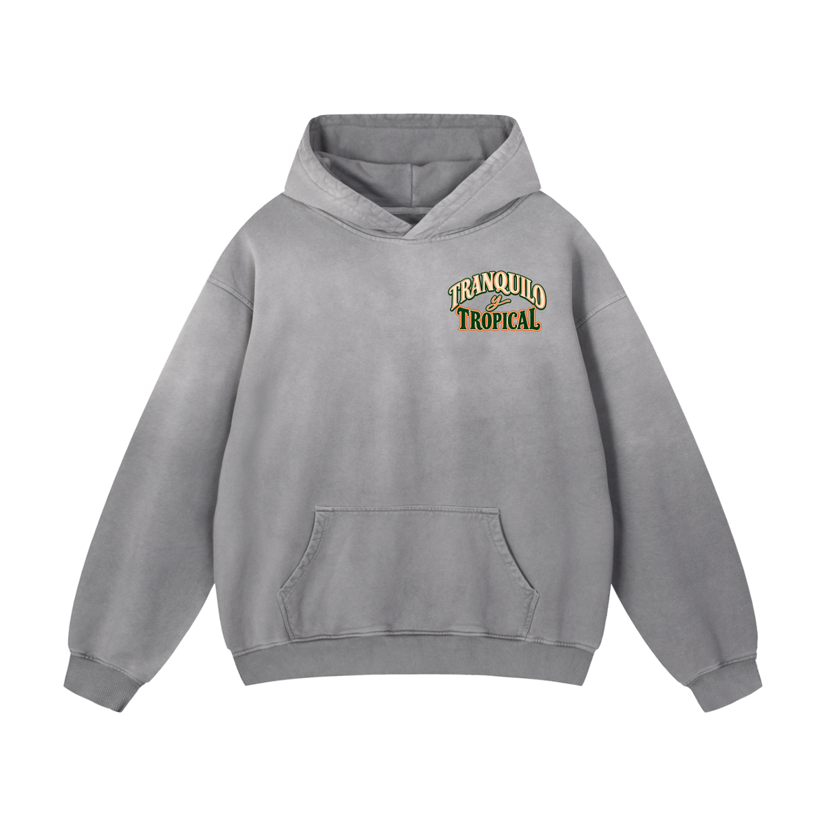 TRANQUILO TROPICAL  Sunfade Oversized Hoodie