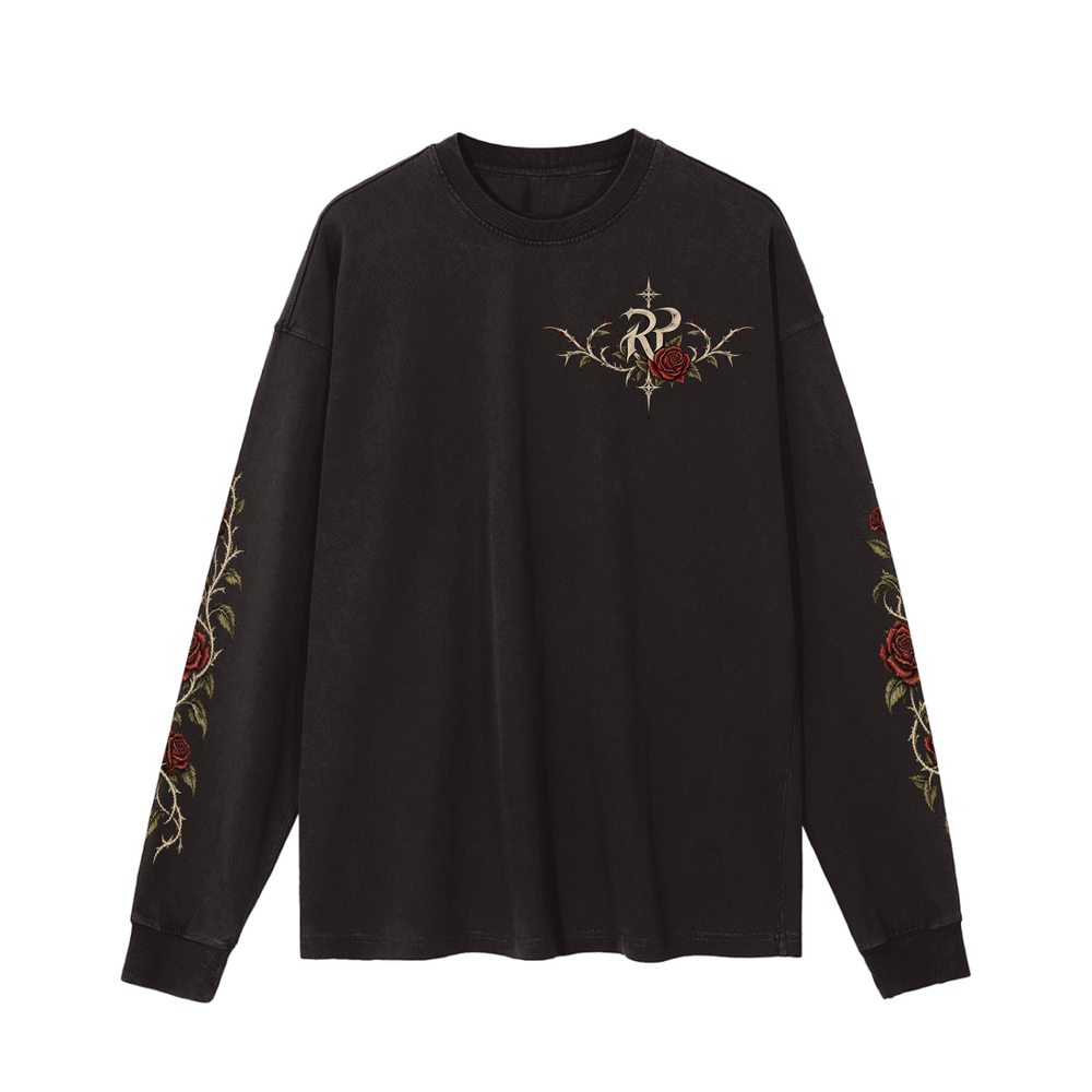 INDOMABLE Vintage Washed Long Sleeve Tee