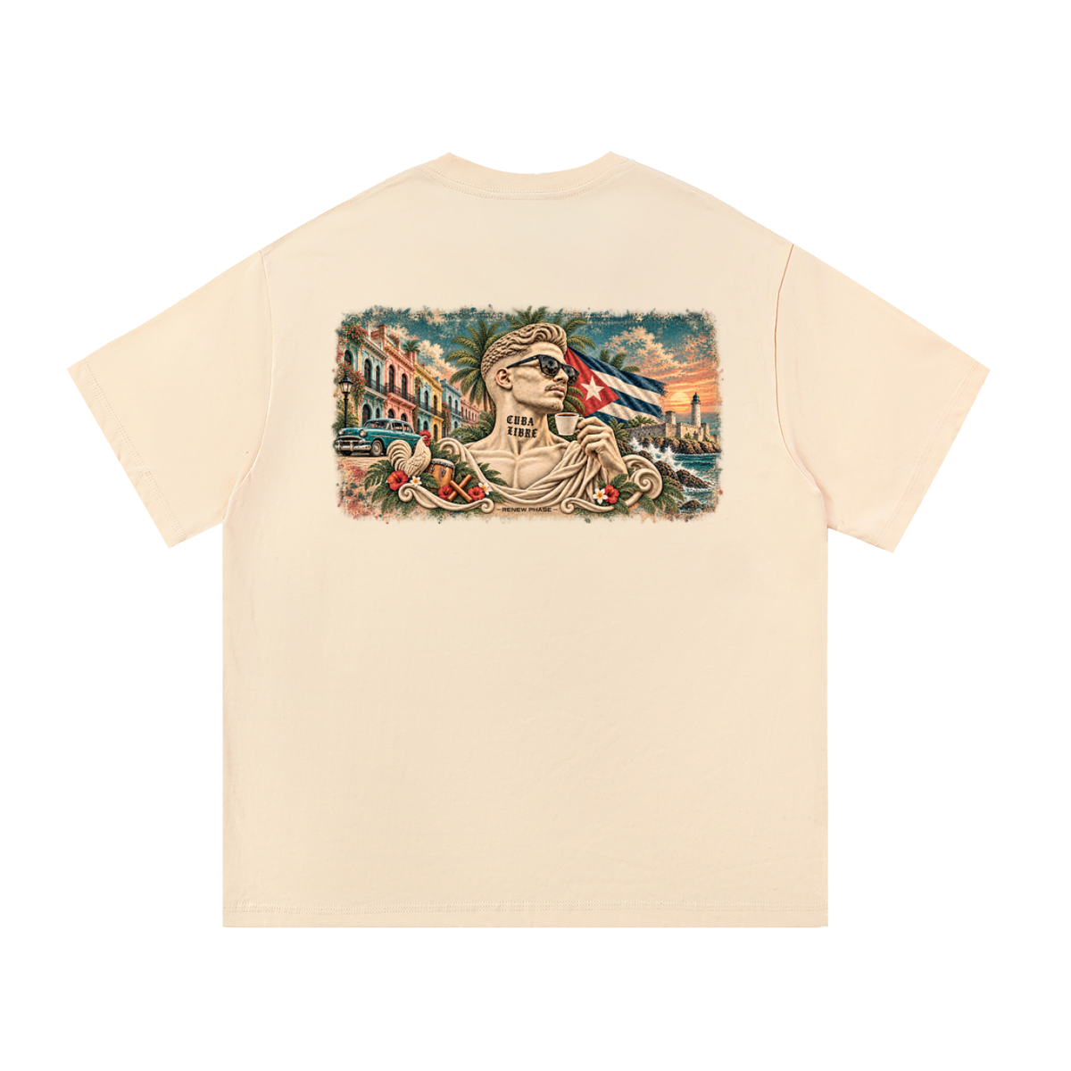 CUBA LIBRE Banner Essential Cotton Tee