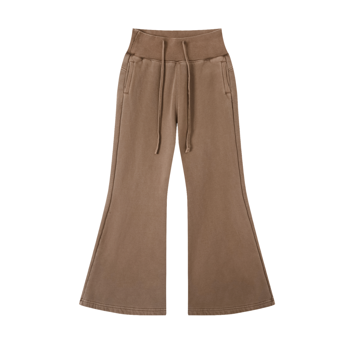 PEP SOCIETY Vintage Washed Flared Fleece Pants