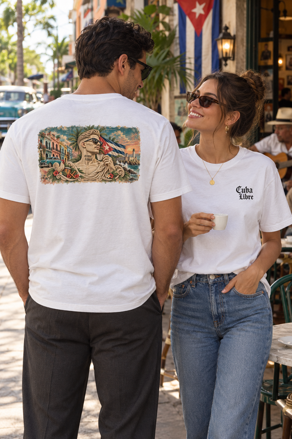 CUBA LIBRE Banner Essential Cotton Tee