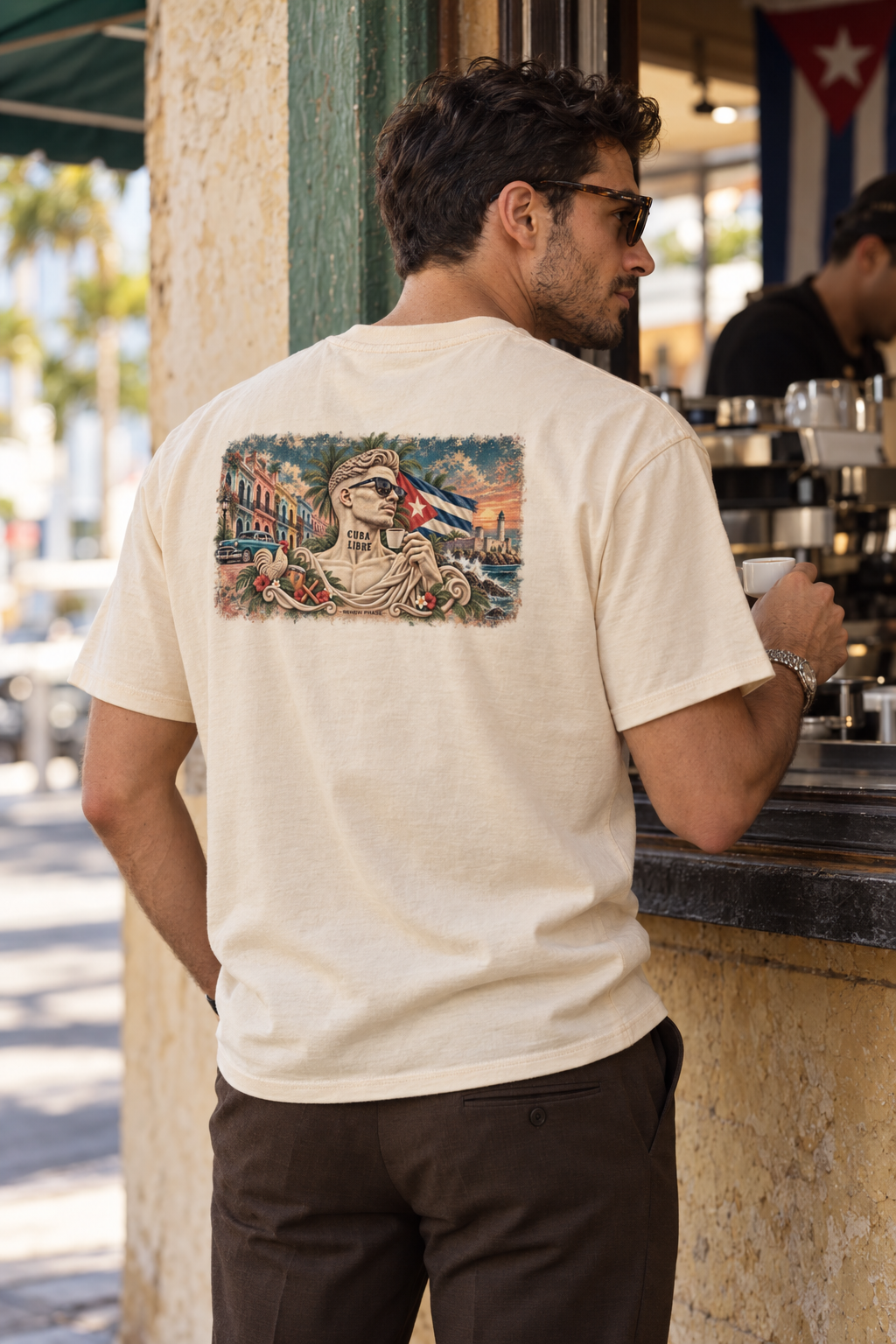 CUBA LIBRE Banner Essential Cotton Tee