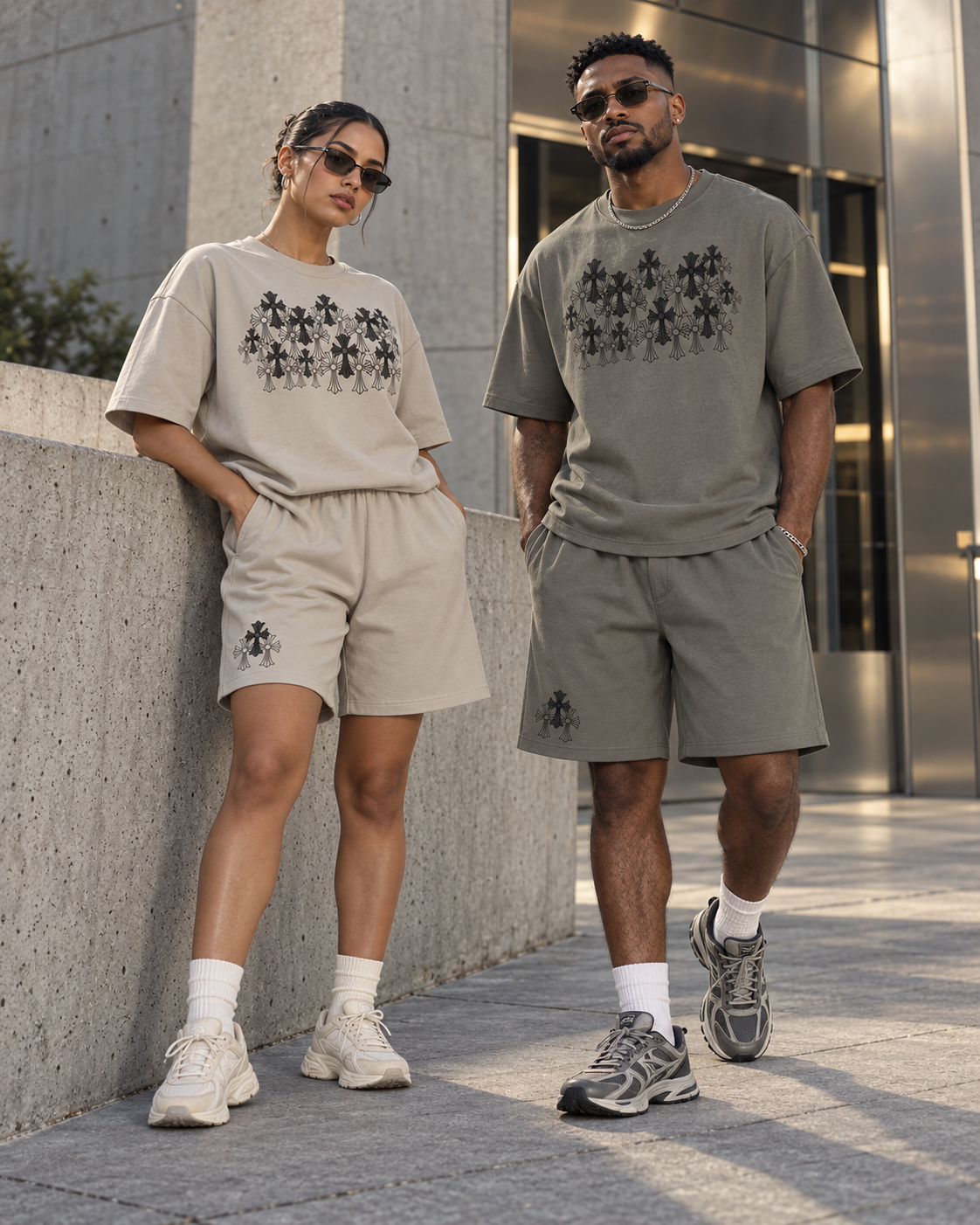 Crossed Premium Essential Cotton Shorts