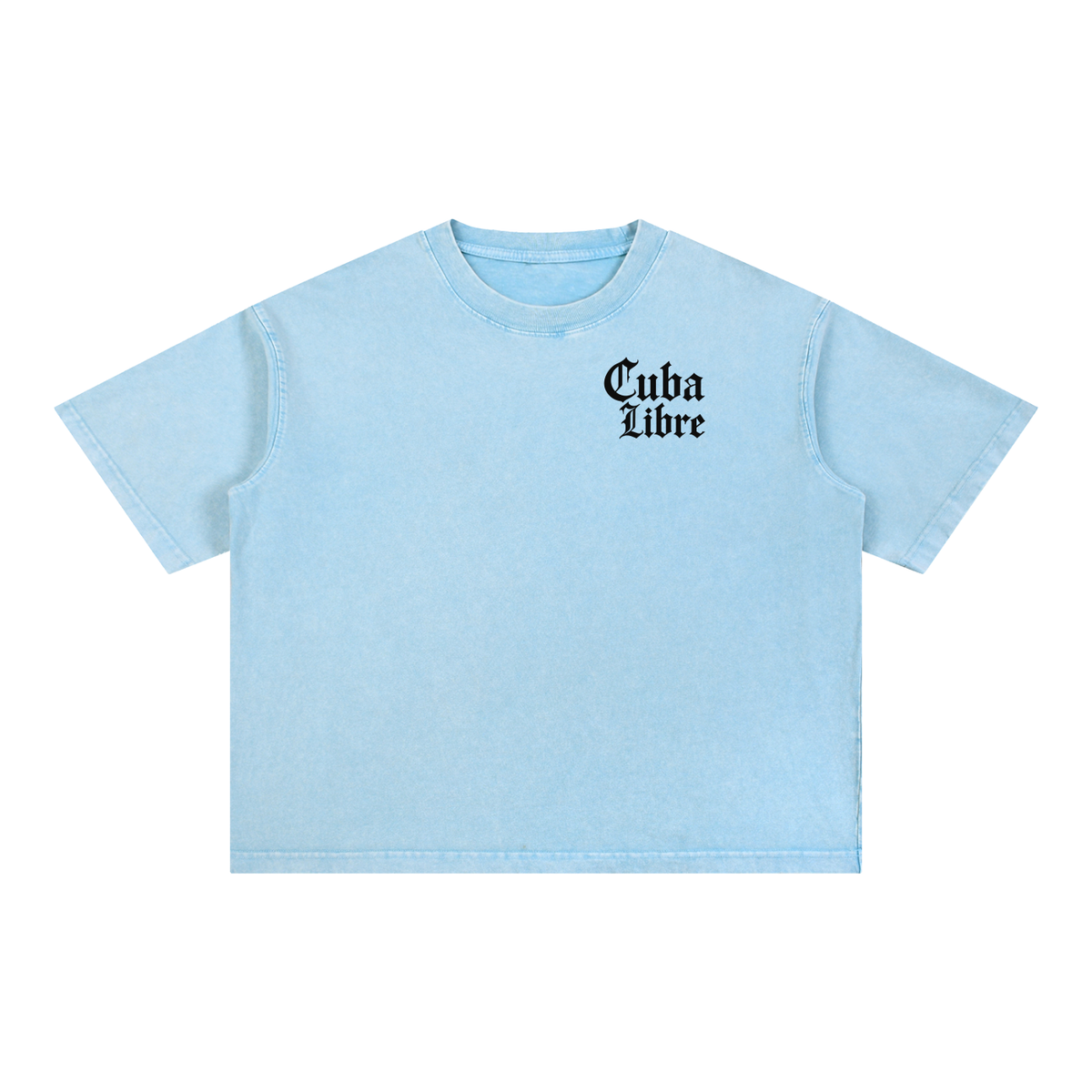 CUBA LIBRE Mineral Wash Boxy Cotton Tee
