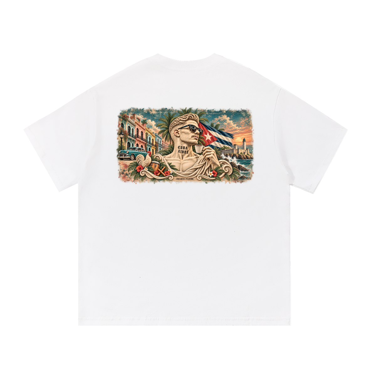 CUBA LIBRE Banner Essential Cotton Tee