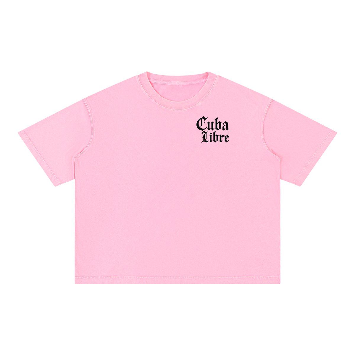 CUBA LIBRE Mineral Wash Boxy Cotton Tee
