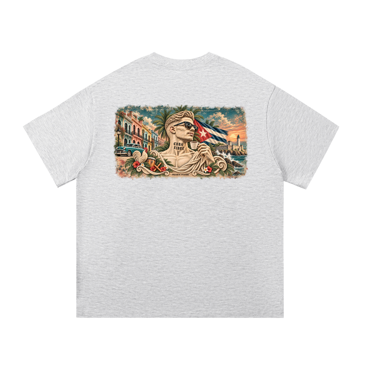 CUBA LIBRE Banner Essential Cotton Tee