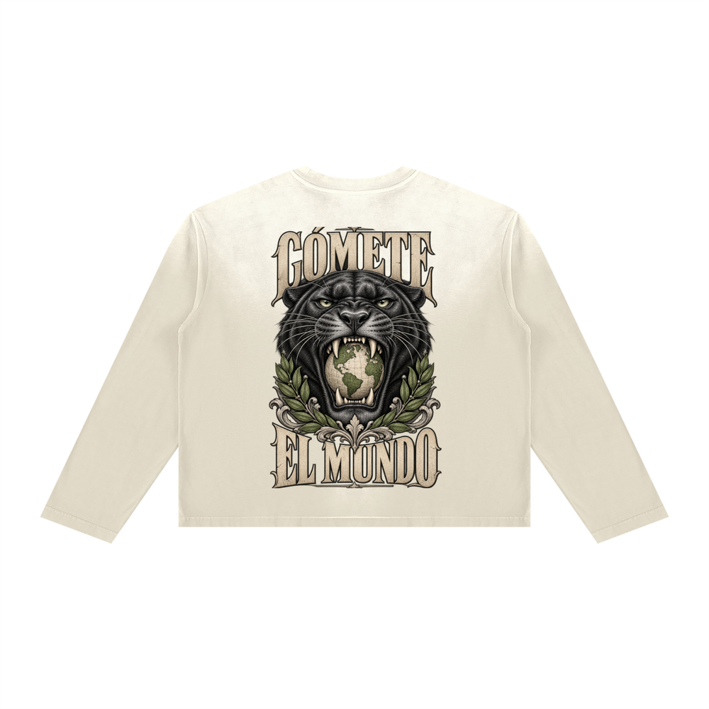 COMETE EL MUNDO  Boxy Long Sleeve