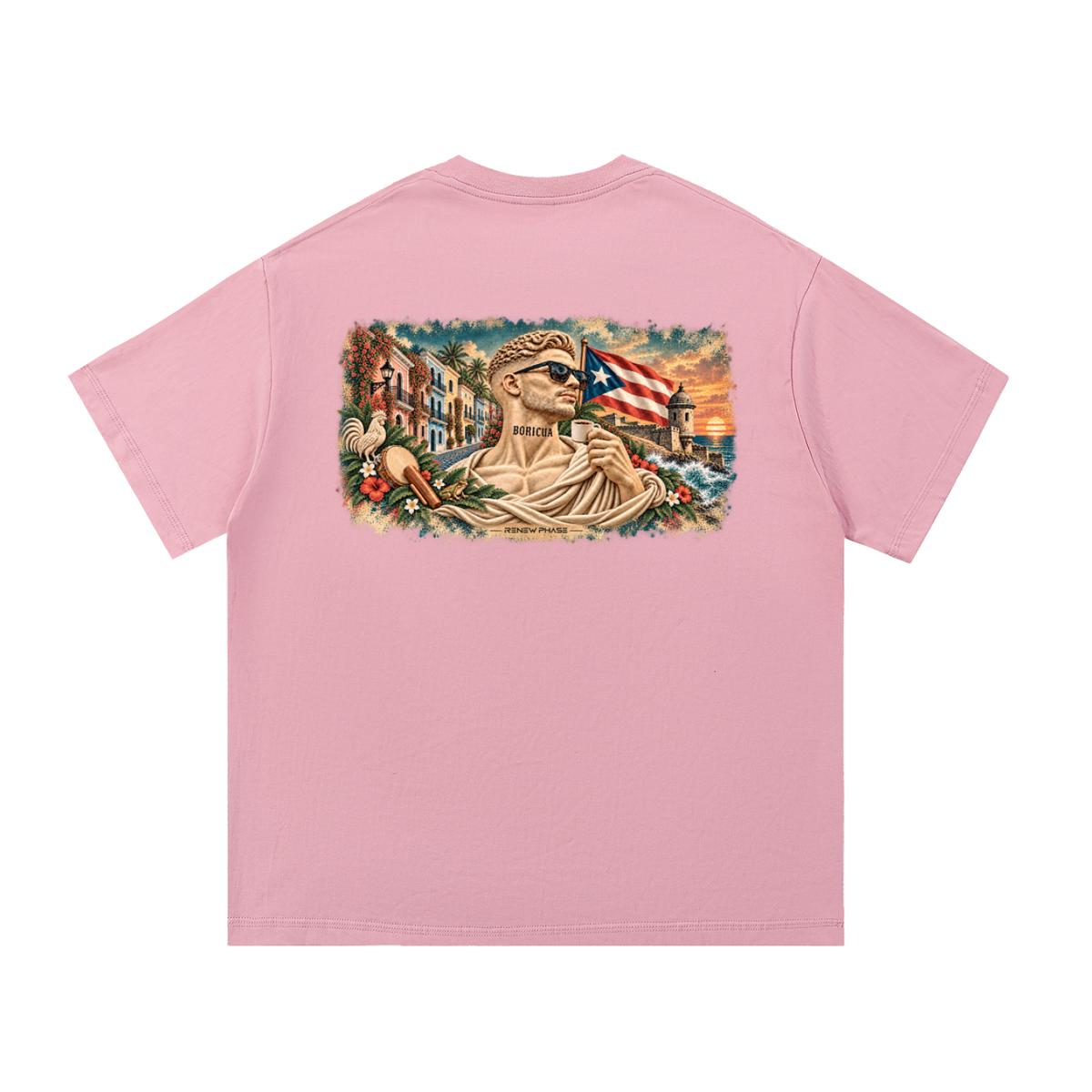BORICUA Banner Essential Cotton Tee