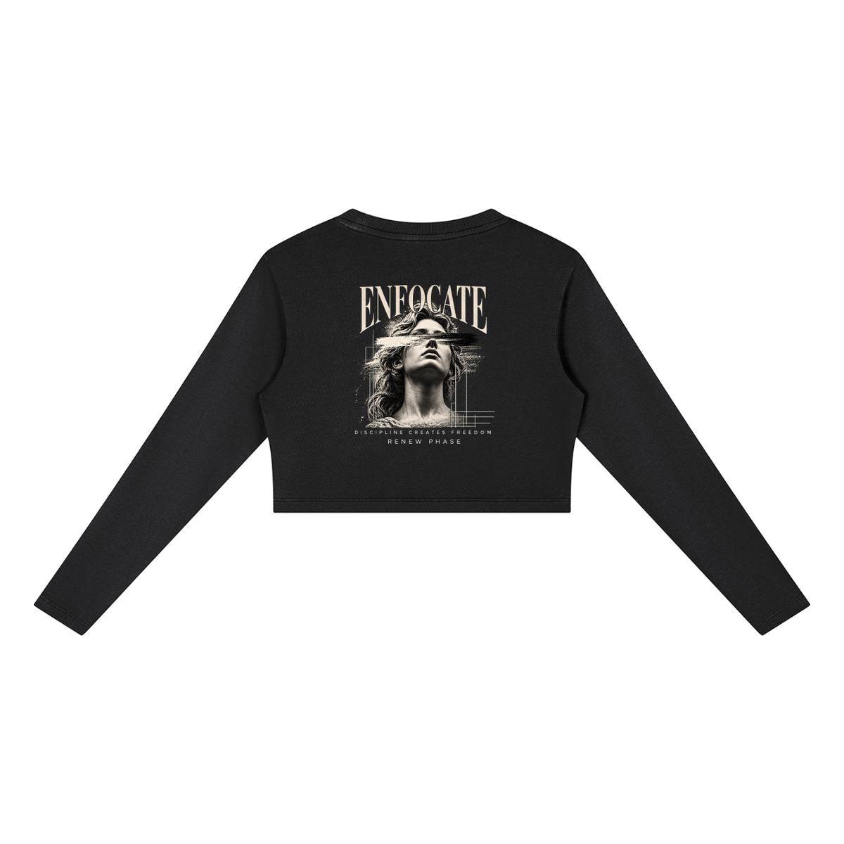 ENFOCATE Women's  Crop Sweatshirt