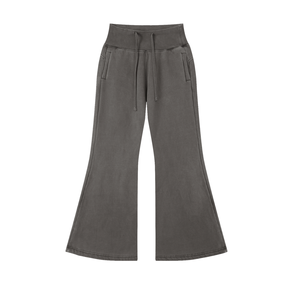 PEP SOCIETY Vintage Washed Flared Fleece Pants