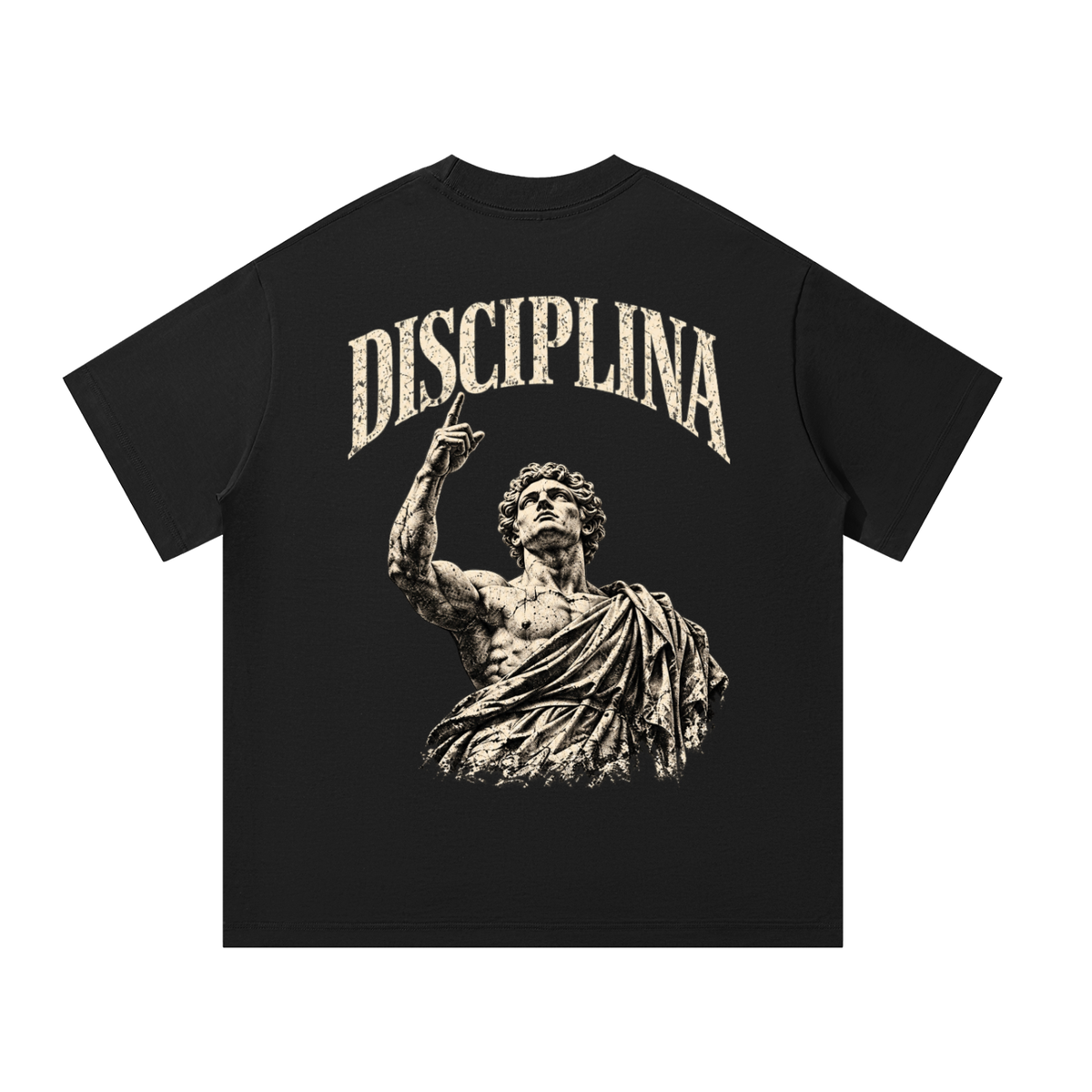 DISCLIPLINA Back Print Unisex Oversized T-Shirt