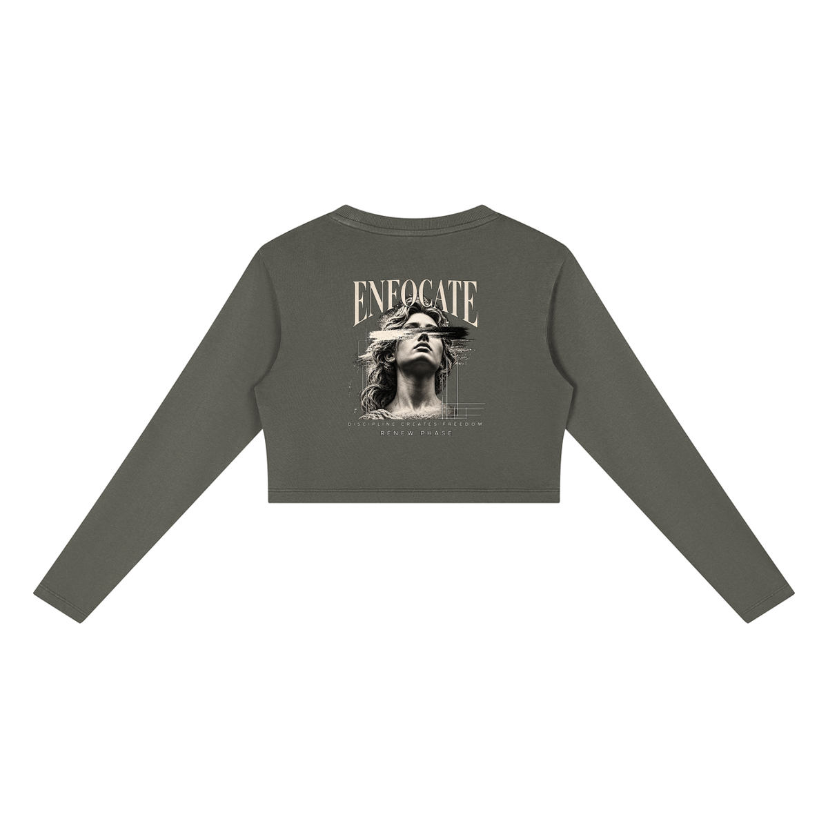 ENFOCATE Women's  Crop Sweatshirt