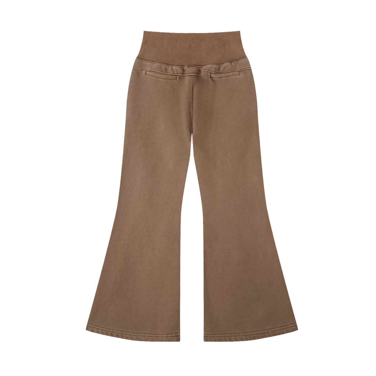 PEP SOCIETY Vintage Washed Flared Fleece Pants