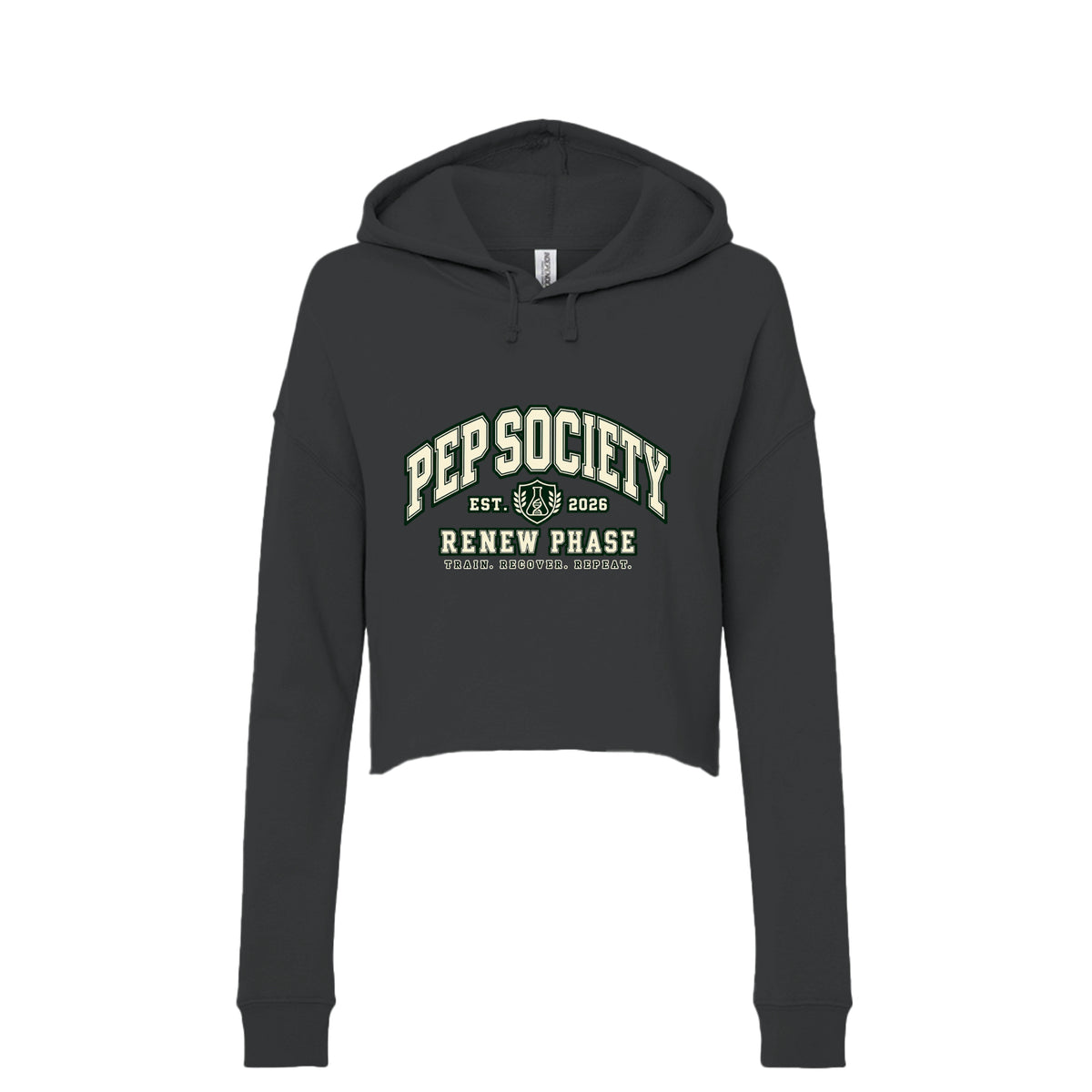 Pep Society Cropped Hooded Sweatshirt