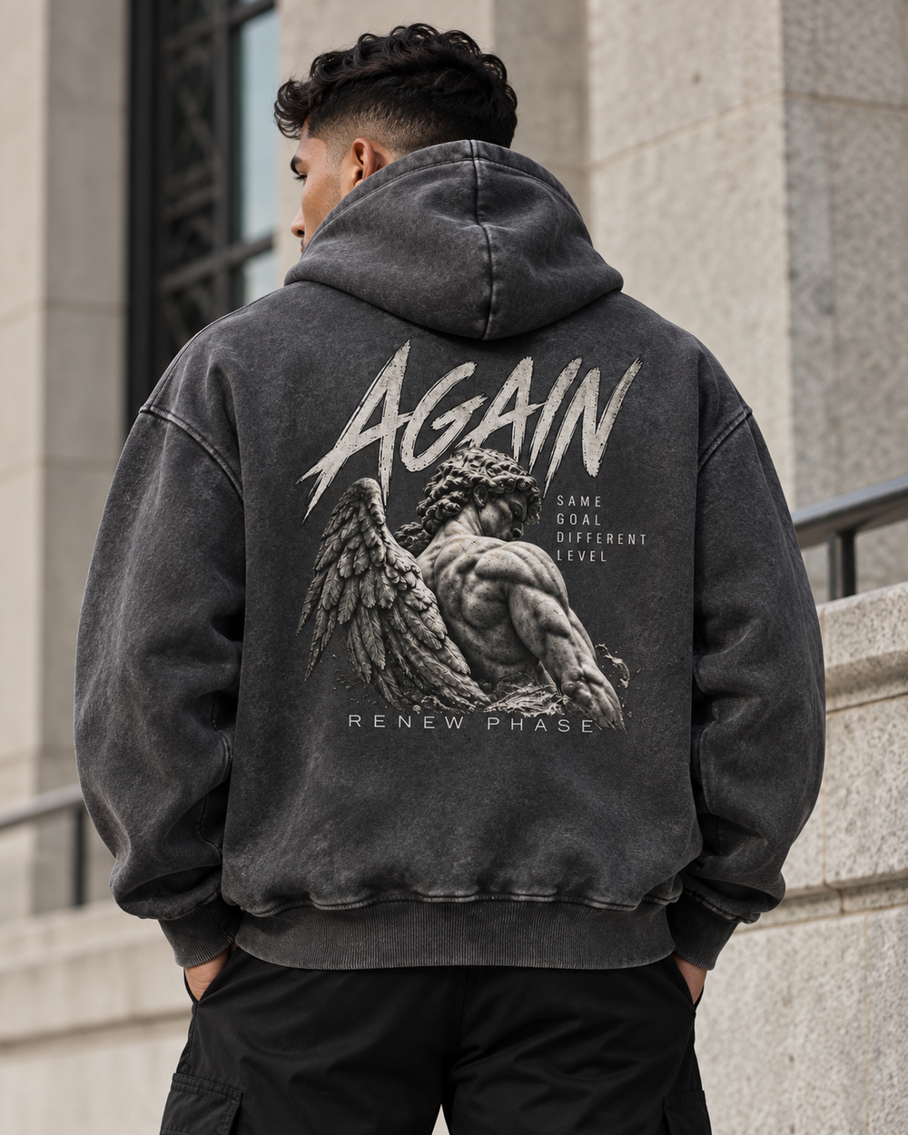 AGAIN Fleece Oversize Hoodie