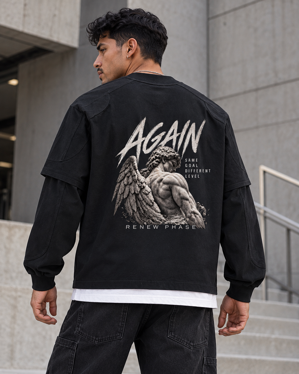 AGAIN Layered Long Sleeve