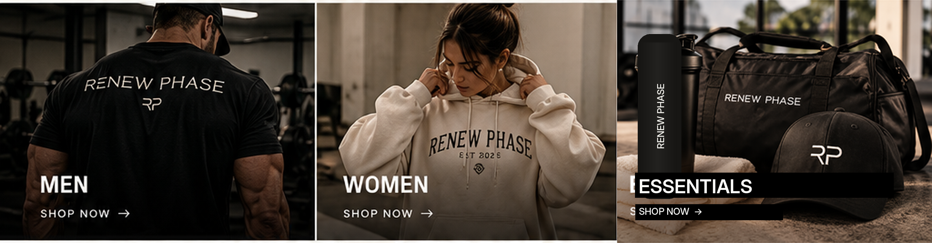 Shop Men, Women and Essentials